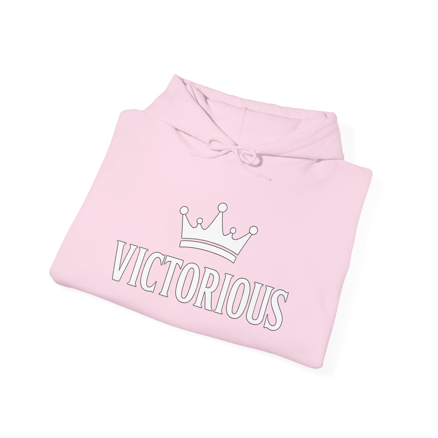 Victorious Hoodie — 'I AM VICTORIOUS' Inspirational Crown Pullover
