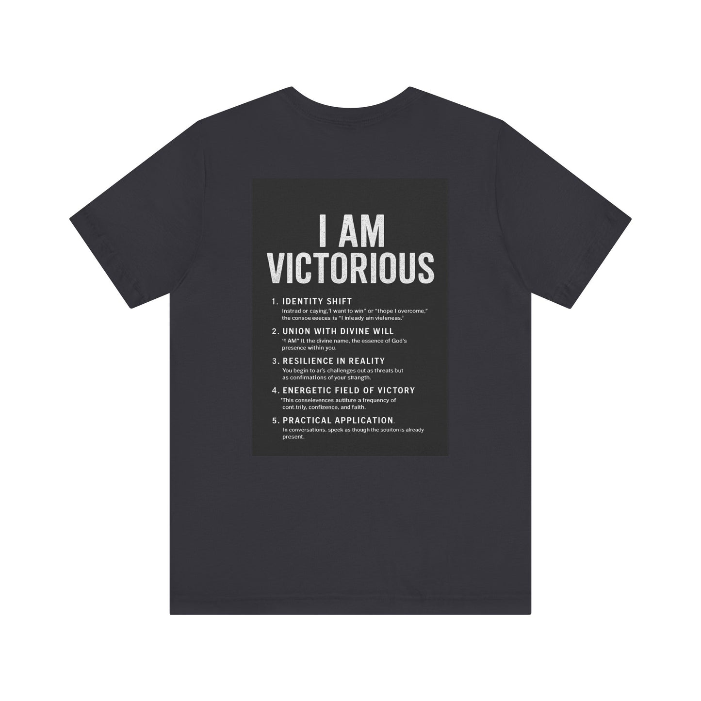 Victorious Tee — "I Am Victorious" Inspirational Graphic T-Shirt