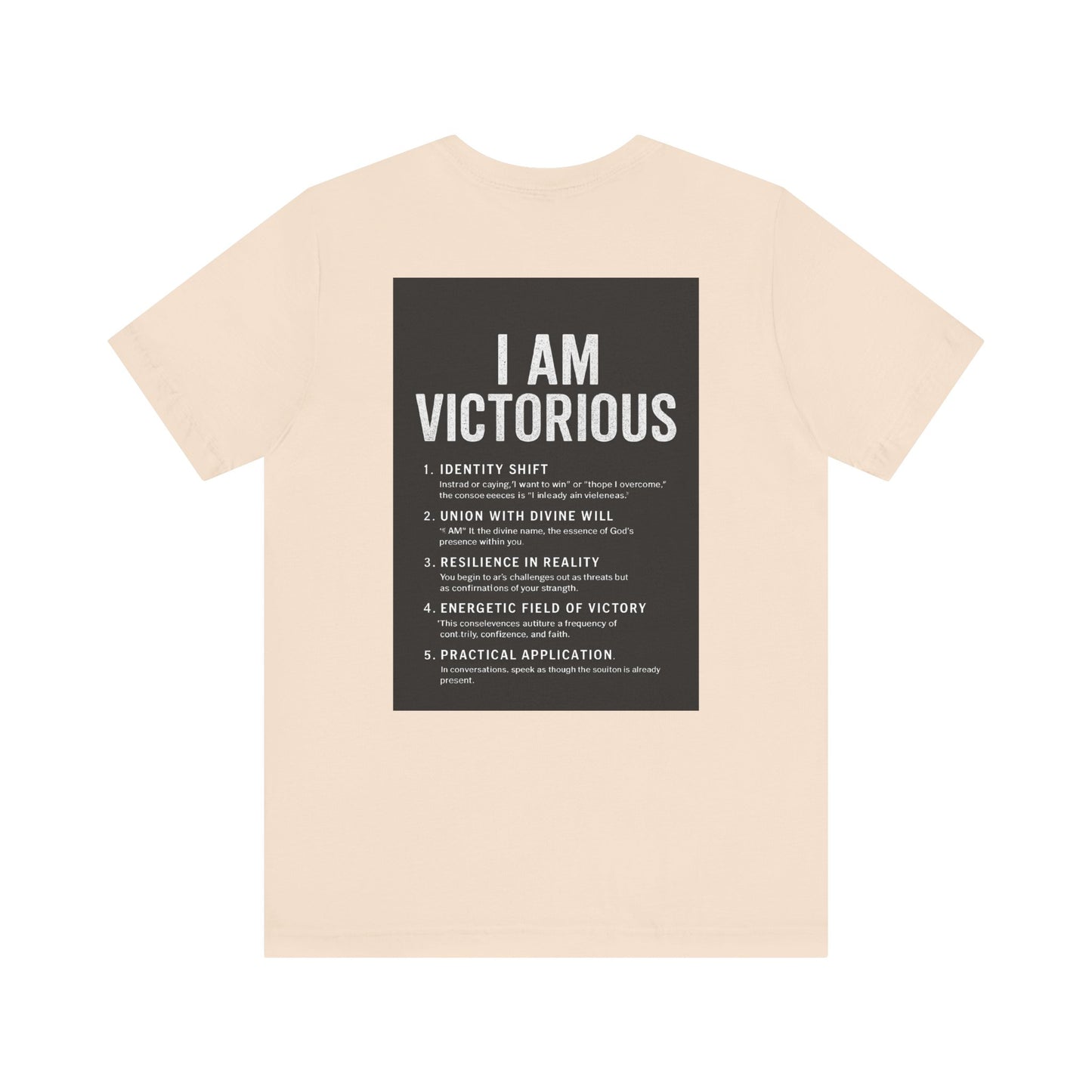 Victorious Tee — "I Am Victorious" Inspirational Graphic T-Shirt