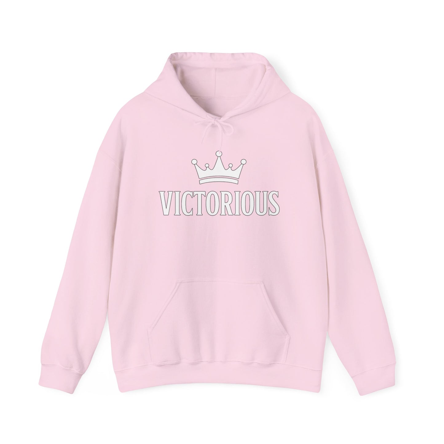 Victorious Hoodie — 'I AM VICTORIOUS' Inspirational Crown Pullover
