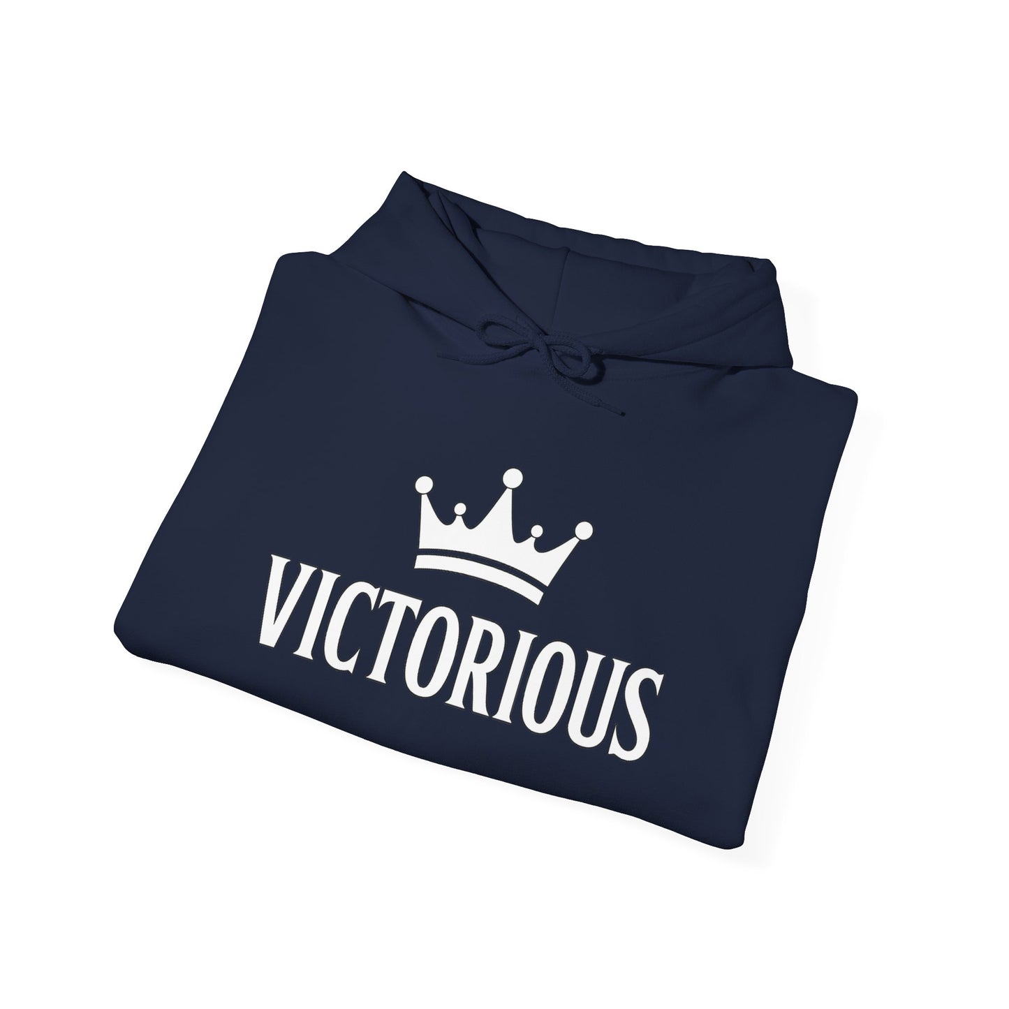 Victorious Hoodie — 'I AM VICTORIOUS' Inspirational Crown Pullover
