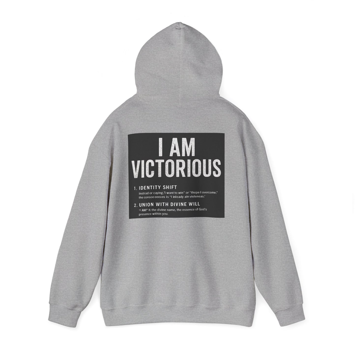 Victorious Hoodie — 'I AM VICTORIOUS' Inspirational Crown Pullover