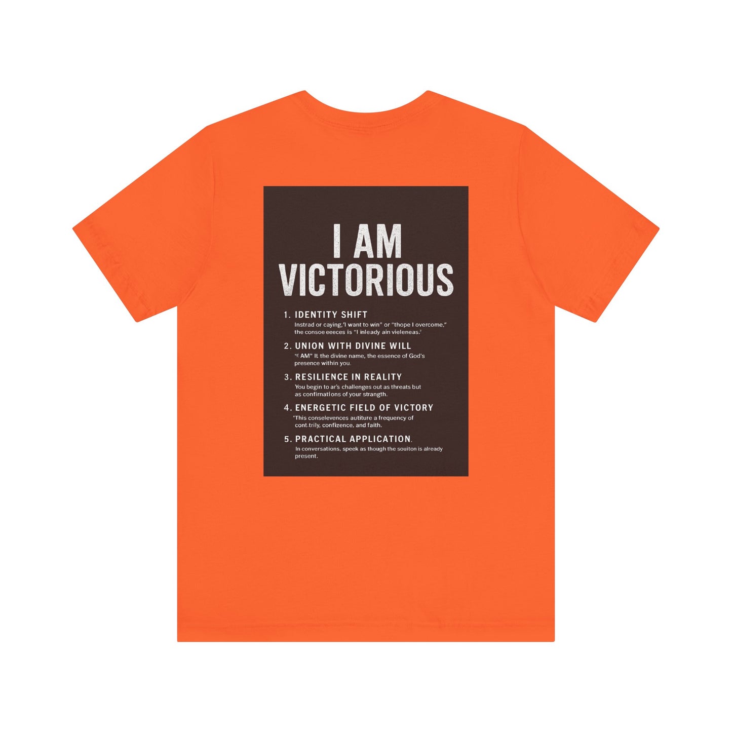 Victorious Tee — "I Am Victorious" Inspirational Graphic T-Shirt