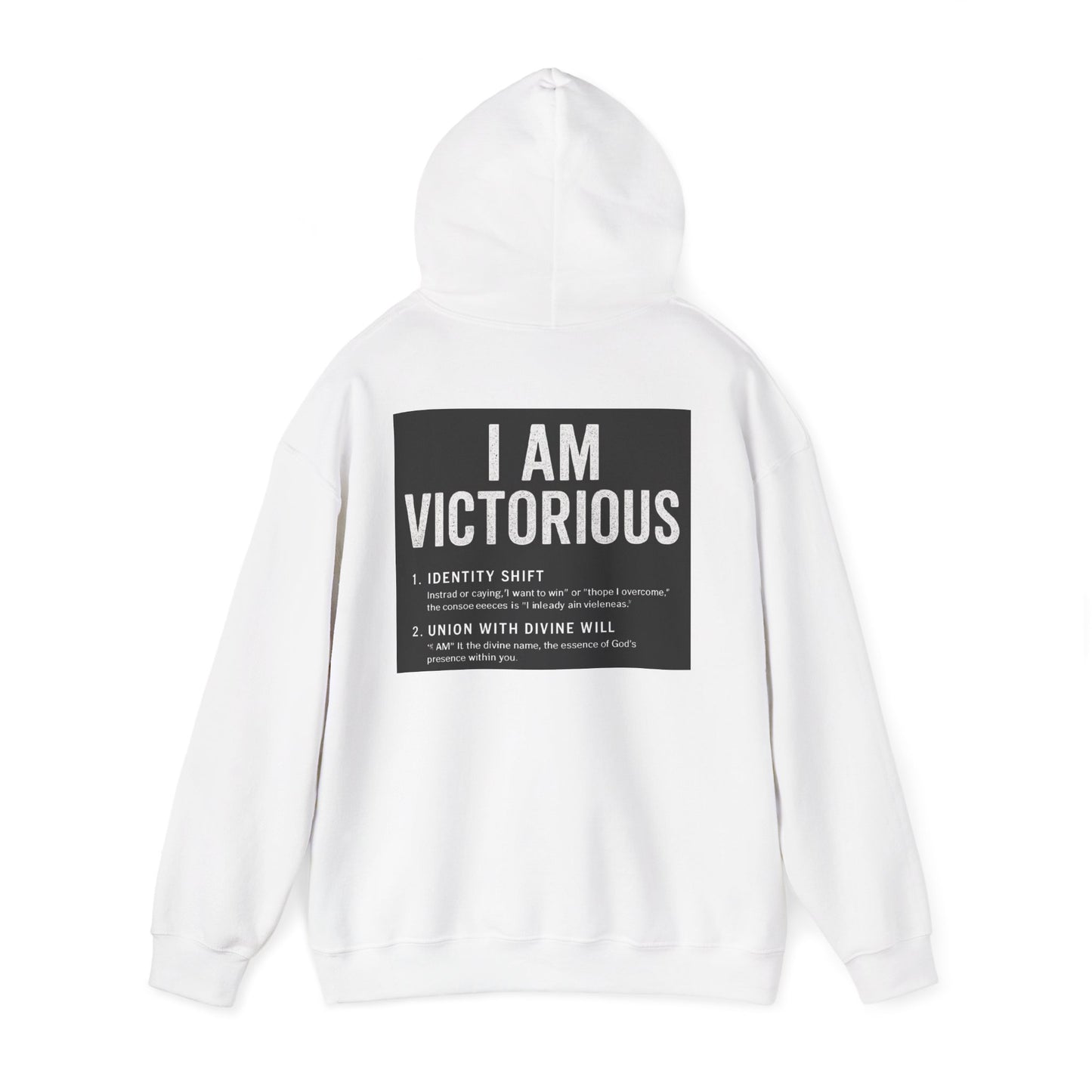 Victorious Hoodie — 'I AM VICTORIOUS' Inspirational Crown Pullover