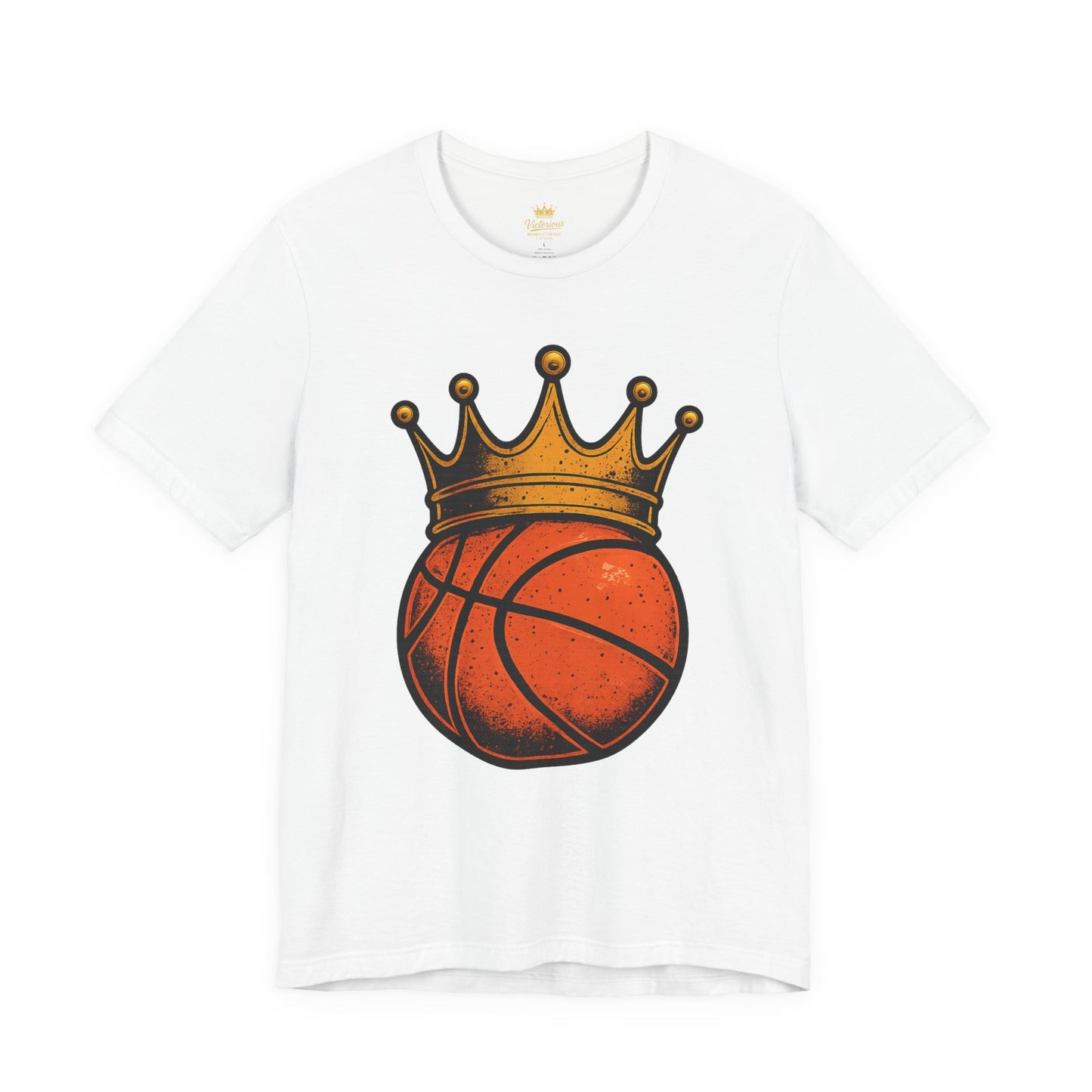 Basketball King Tee — Crowned Basketball Graphic T-Shirt