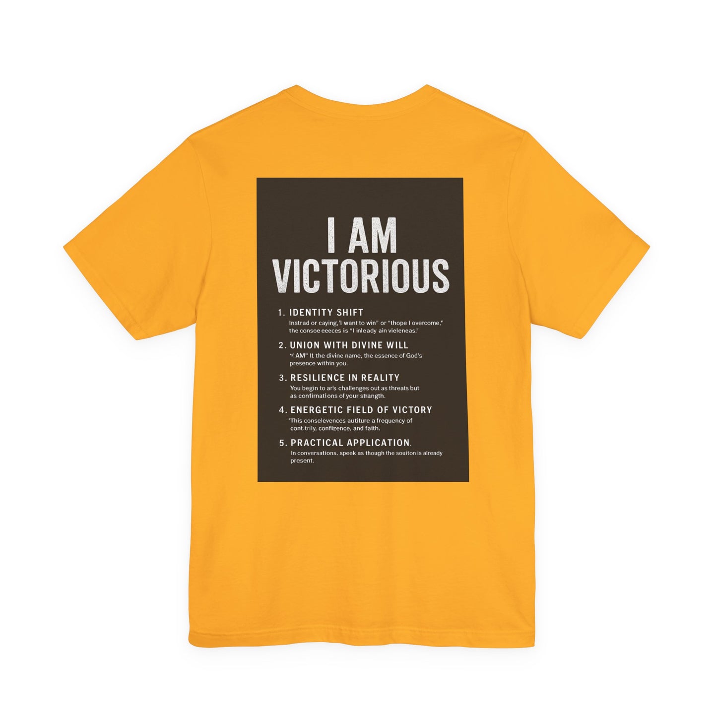 Victorious Tee — "I Am Victorious" Inspirational Graphic T-Shirt