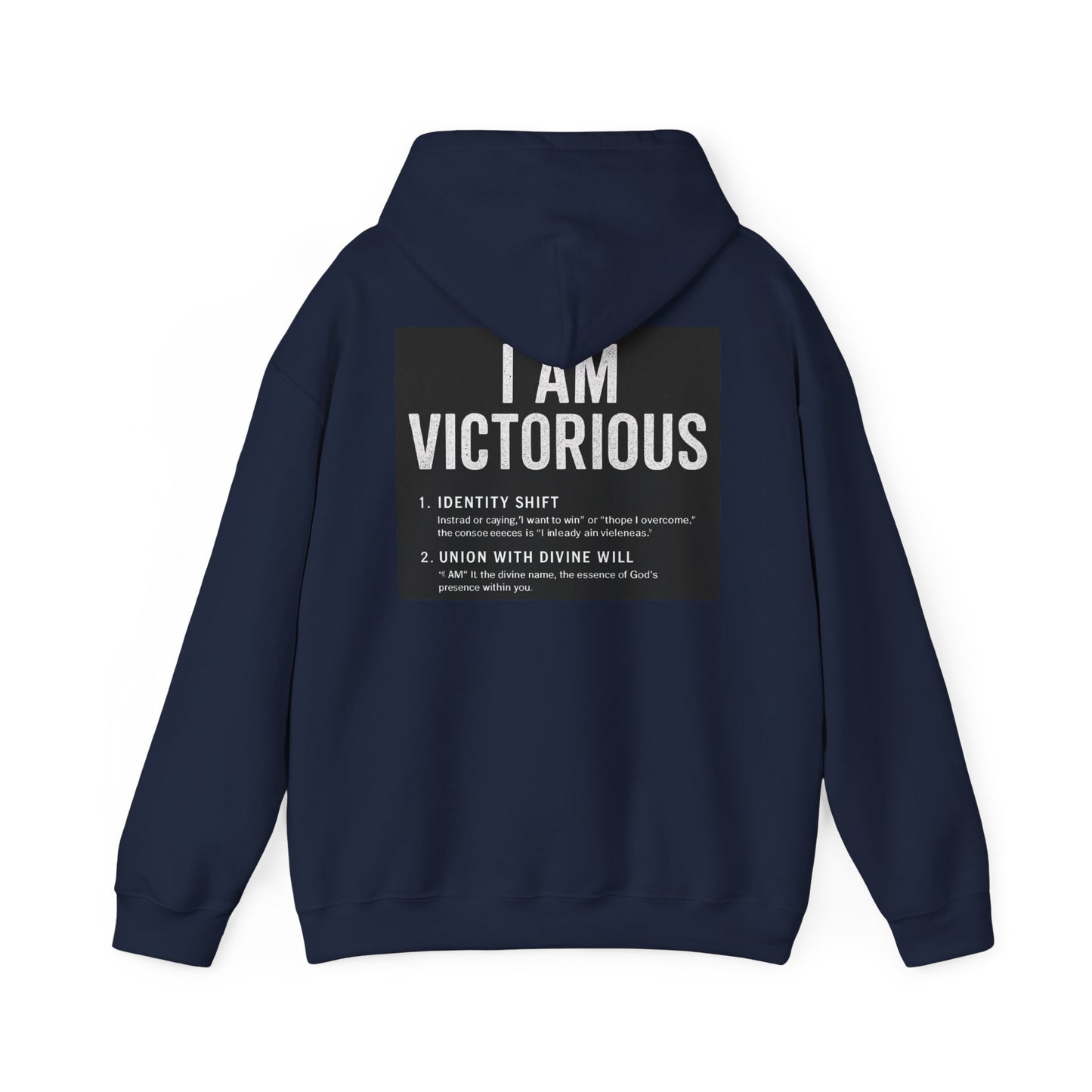 Victorious Hoodie — 'I AM VICTORIOUS' Inspirational Crown Pullover