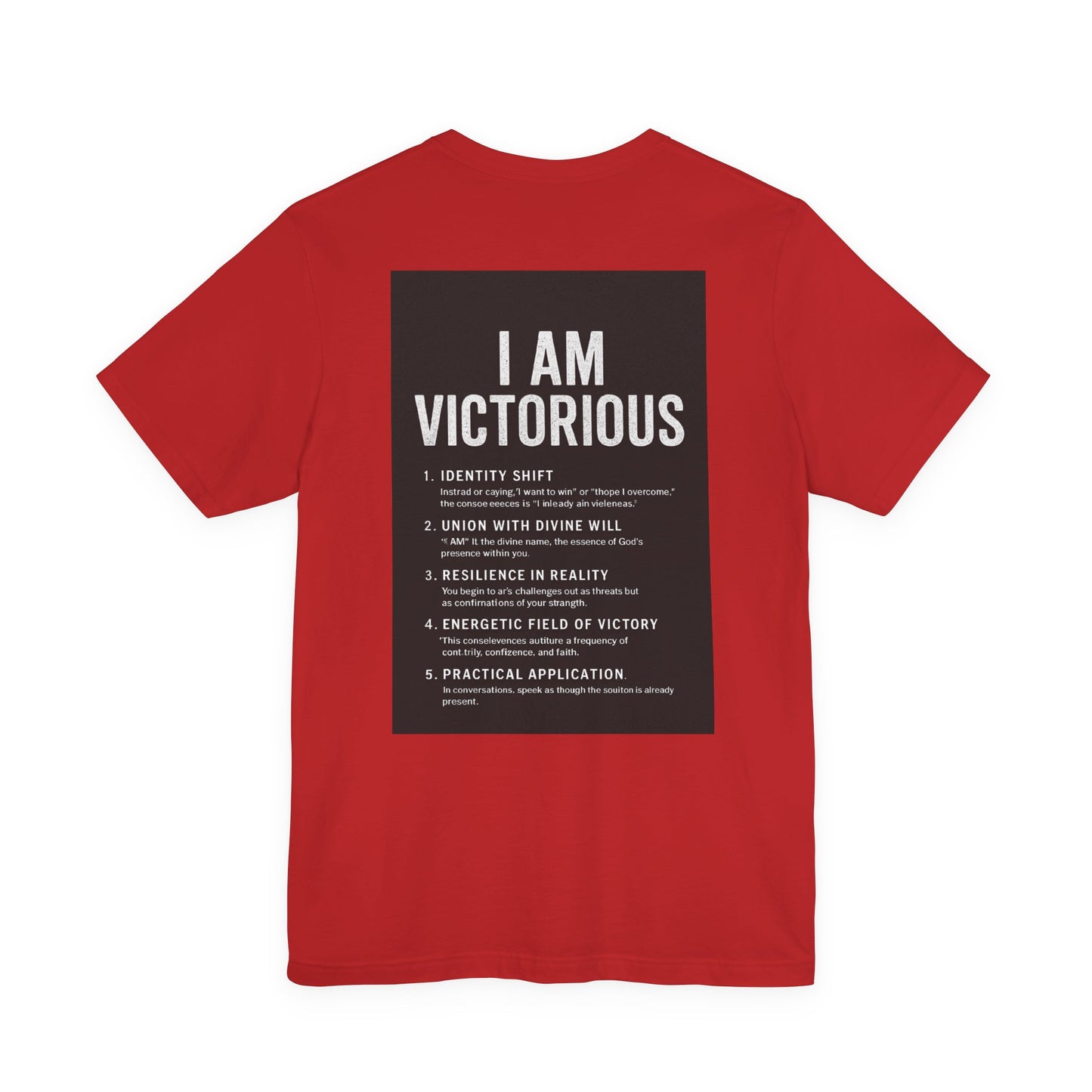 Victorious Tee — "I Am Victorious" Inspirational Graphic T-Shirt
