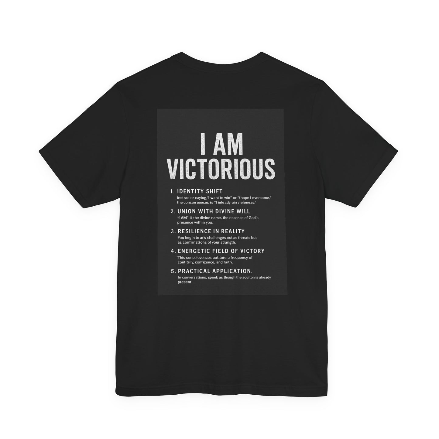 Victorious Tee — "I Am Victorious" Inspirational Graphic T-Shirt