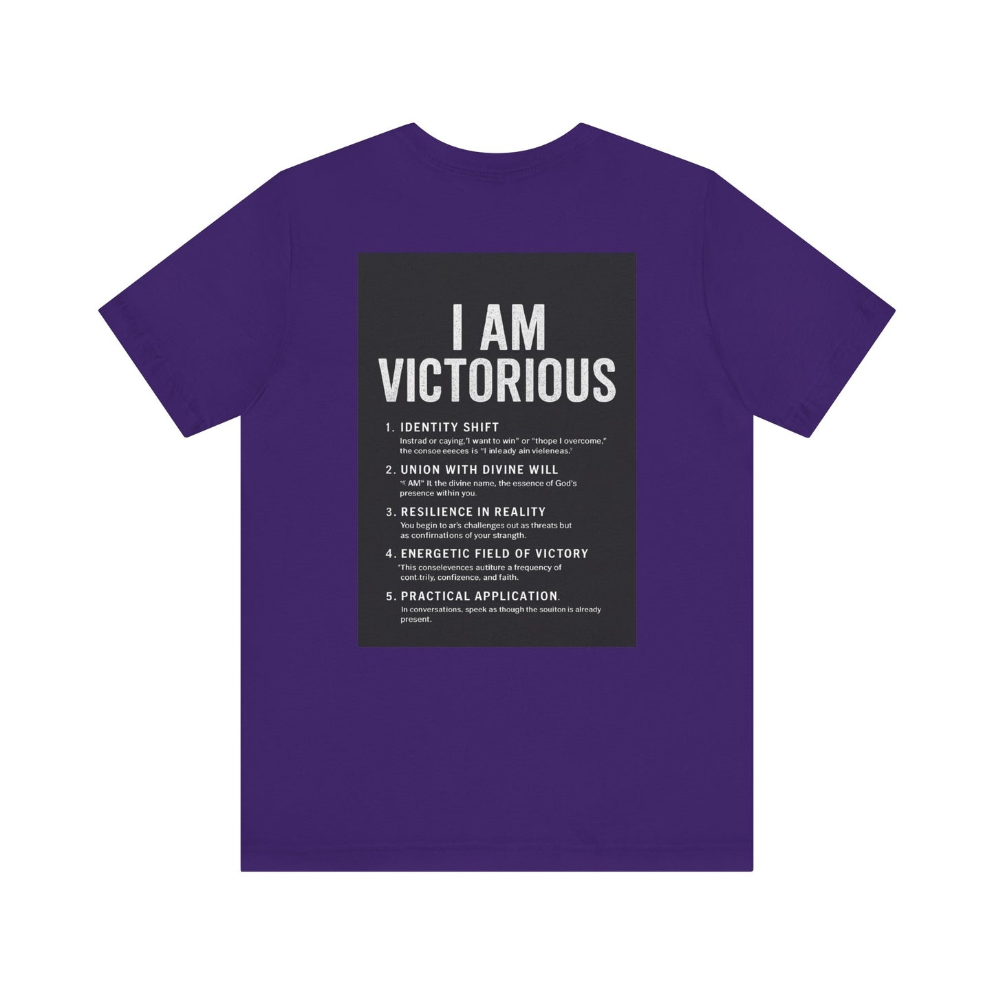 Victorious Tee — "I Am Victorious" Inspirational Graphic T-Shirt