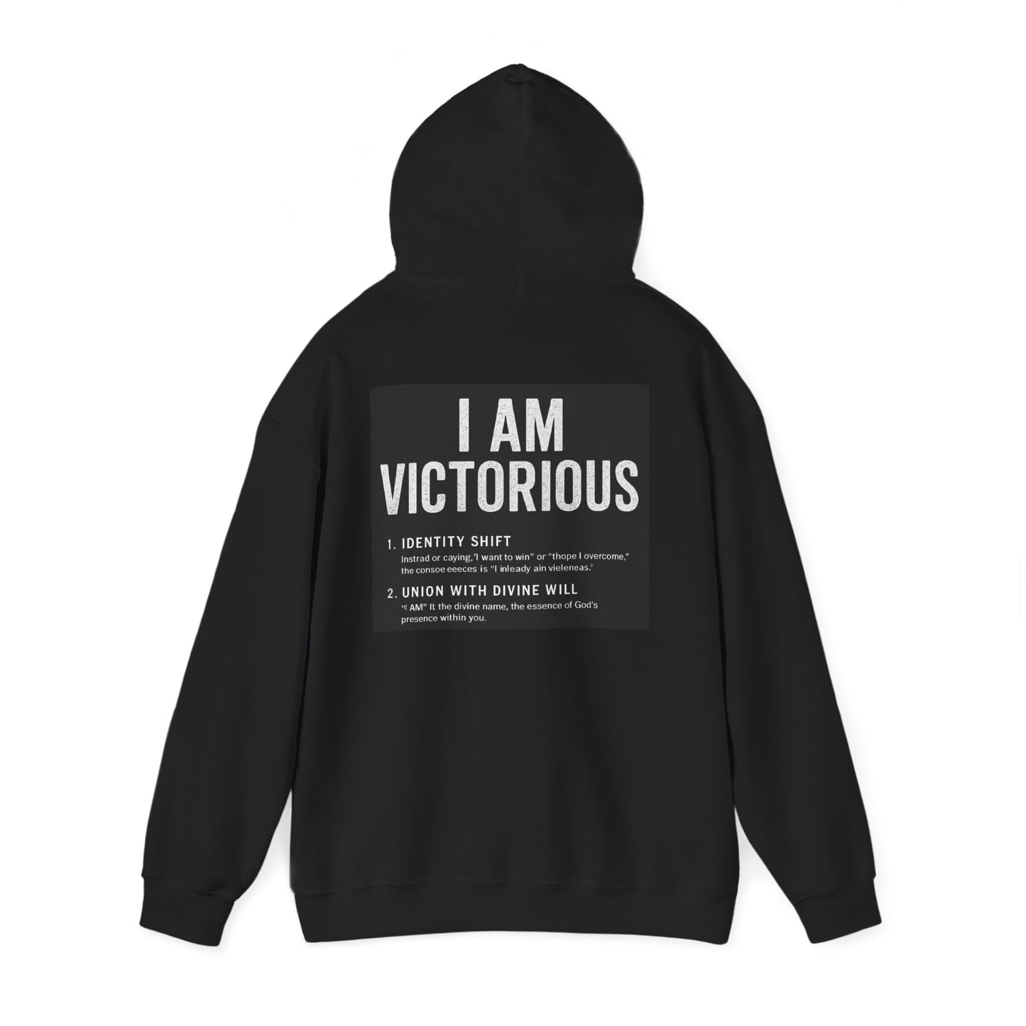Victorious Hoodie — 'I AM VICTORIOUS' Inspirational Crown Pullover