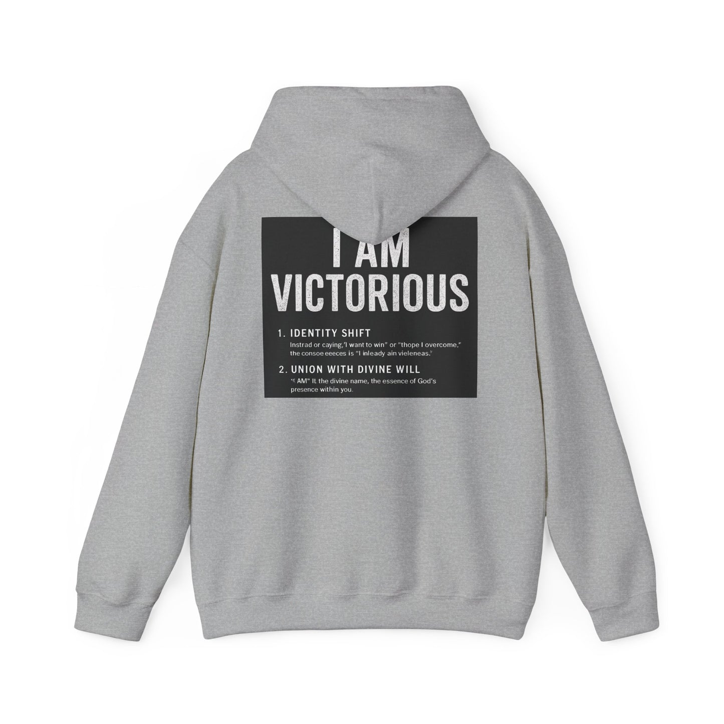 Victorious Hoodie — 'I AM VICTORIOUS' Inspirational Crown Pullover