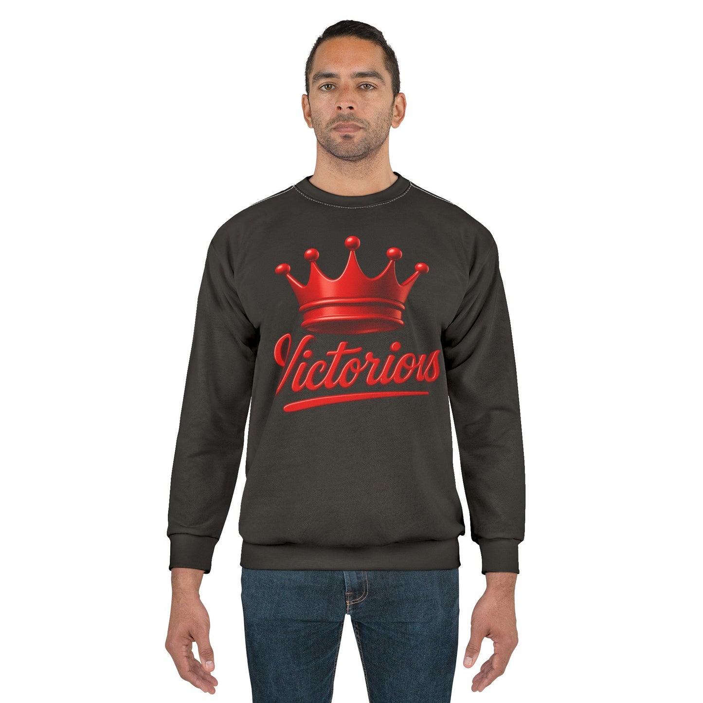Victorious Sweatshirt — Red Crown Retro Crewneck