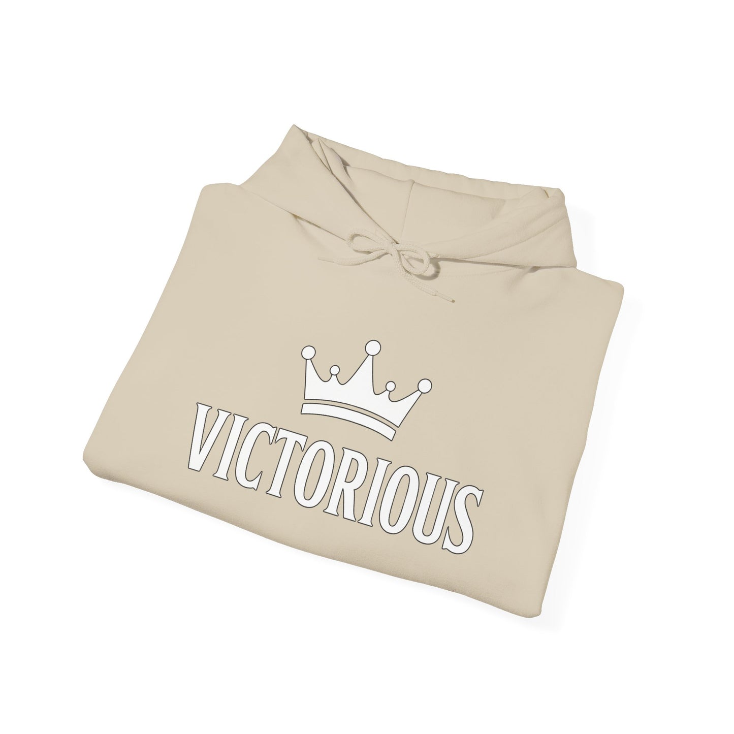 Victorious Hoodie — 'I AM VICTORIOUS' Inspirational Crown Pullover