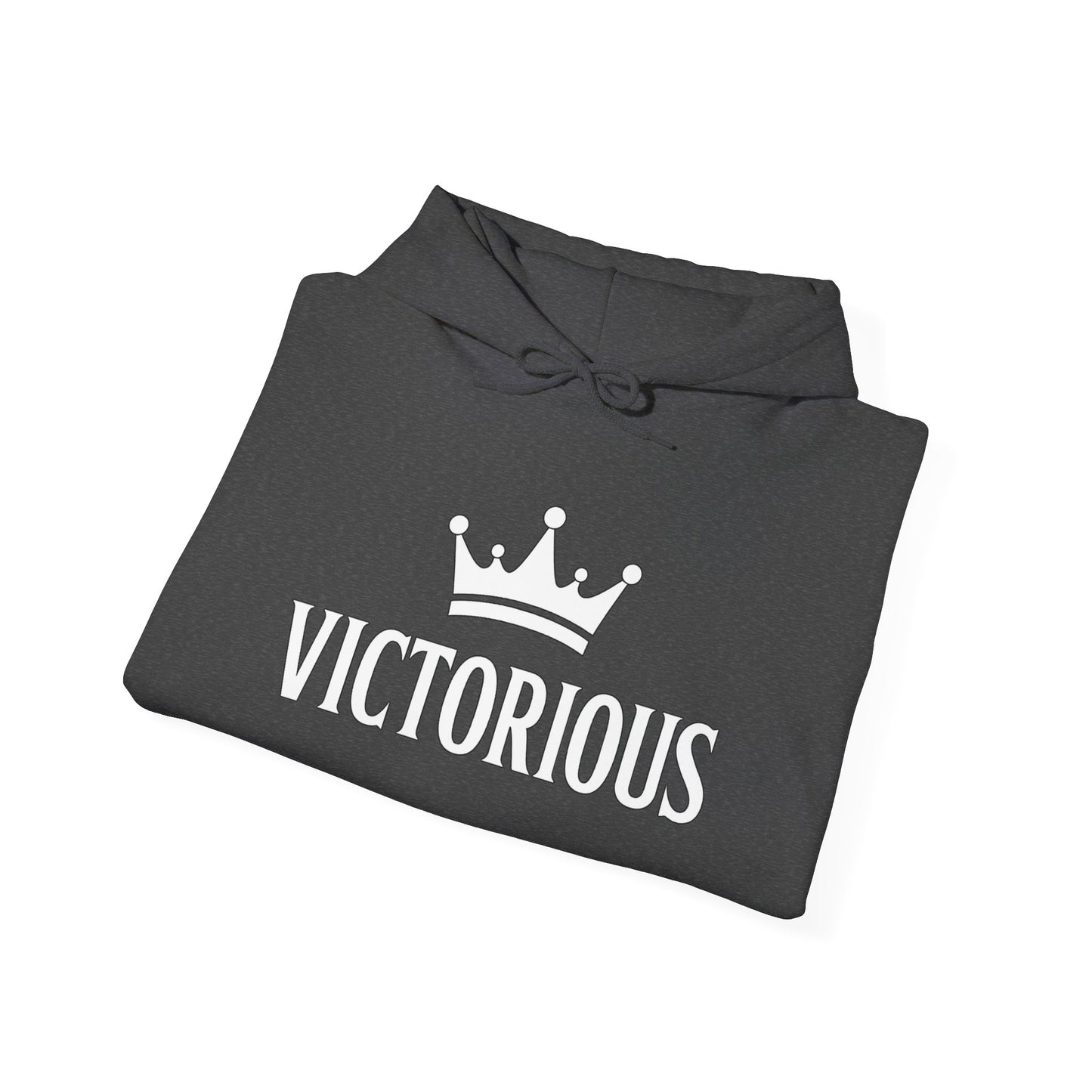 Victorious Hoodie — 'I AM VICTORIOUS' Inspirational Crown Pullover