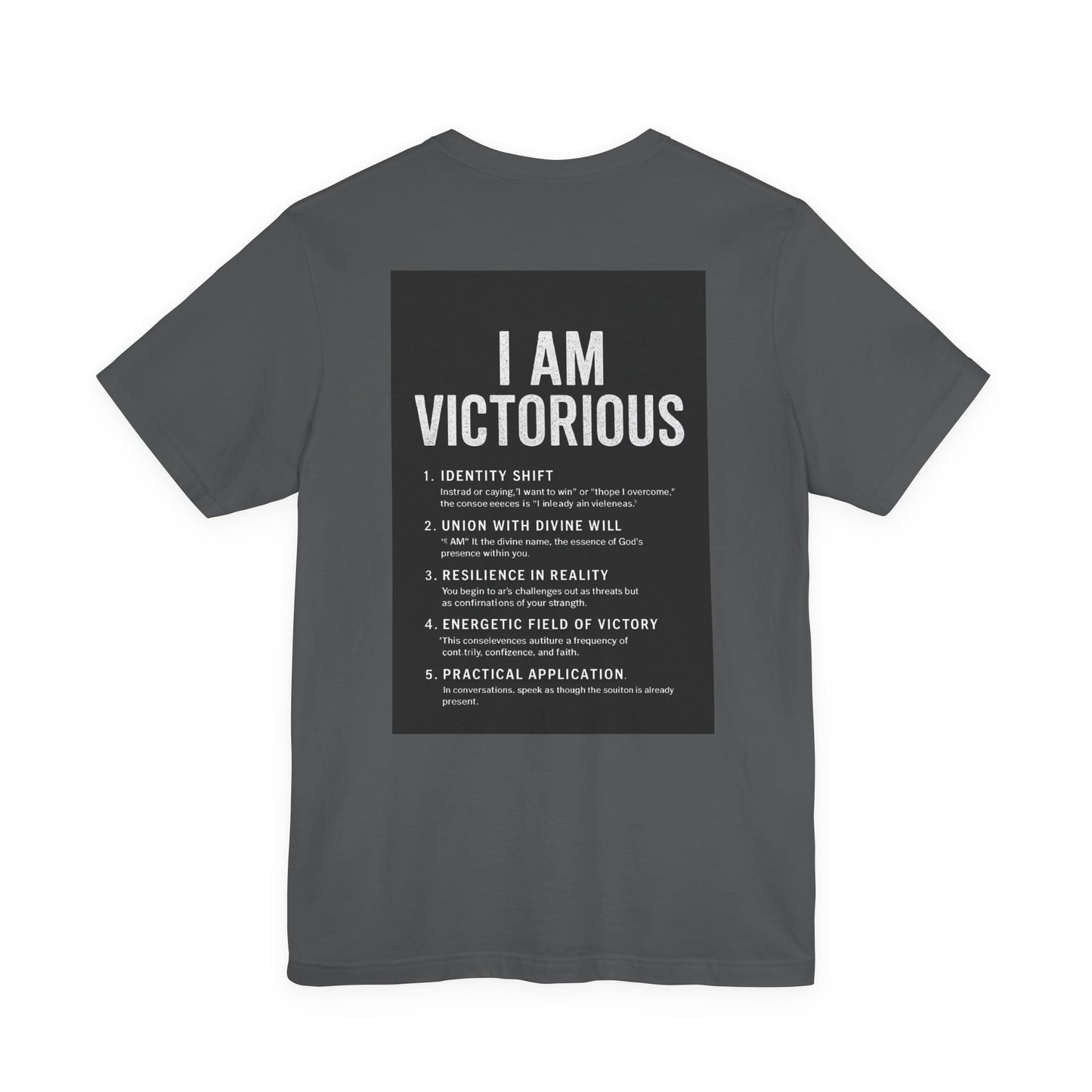 Victorious Tee — "I Am Victorious" Inspirational Graphic T-Shirt