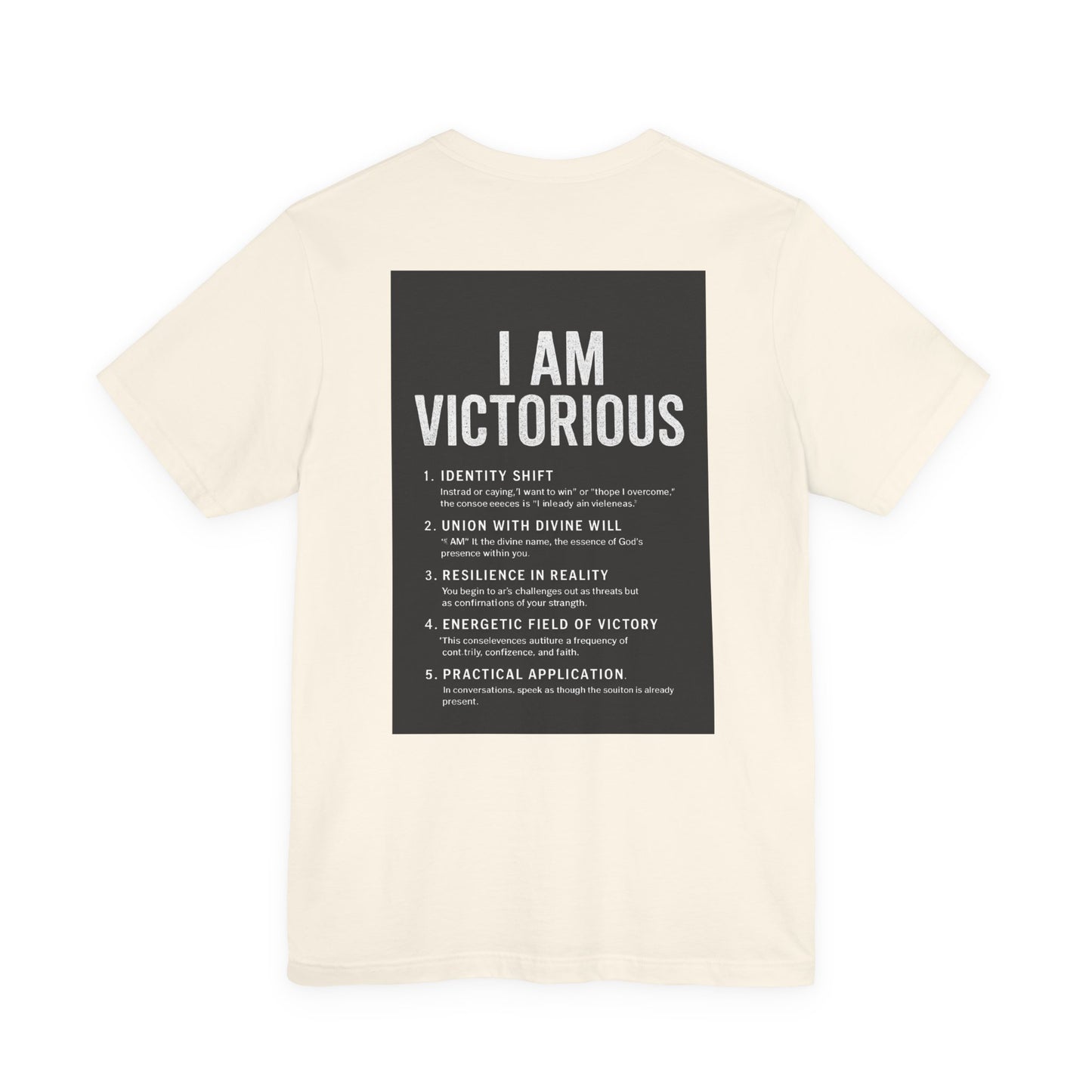 Victorious Tee — "I Am Victorious" Inspirational Graphic T-Shirt