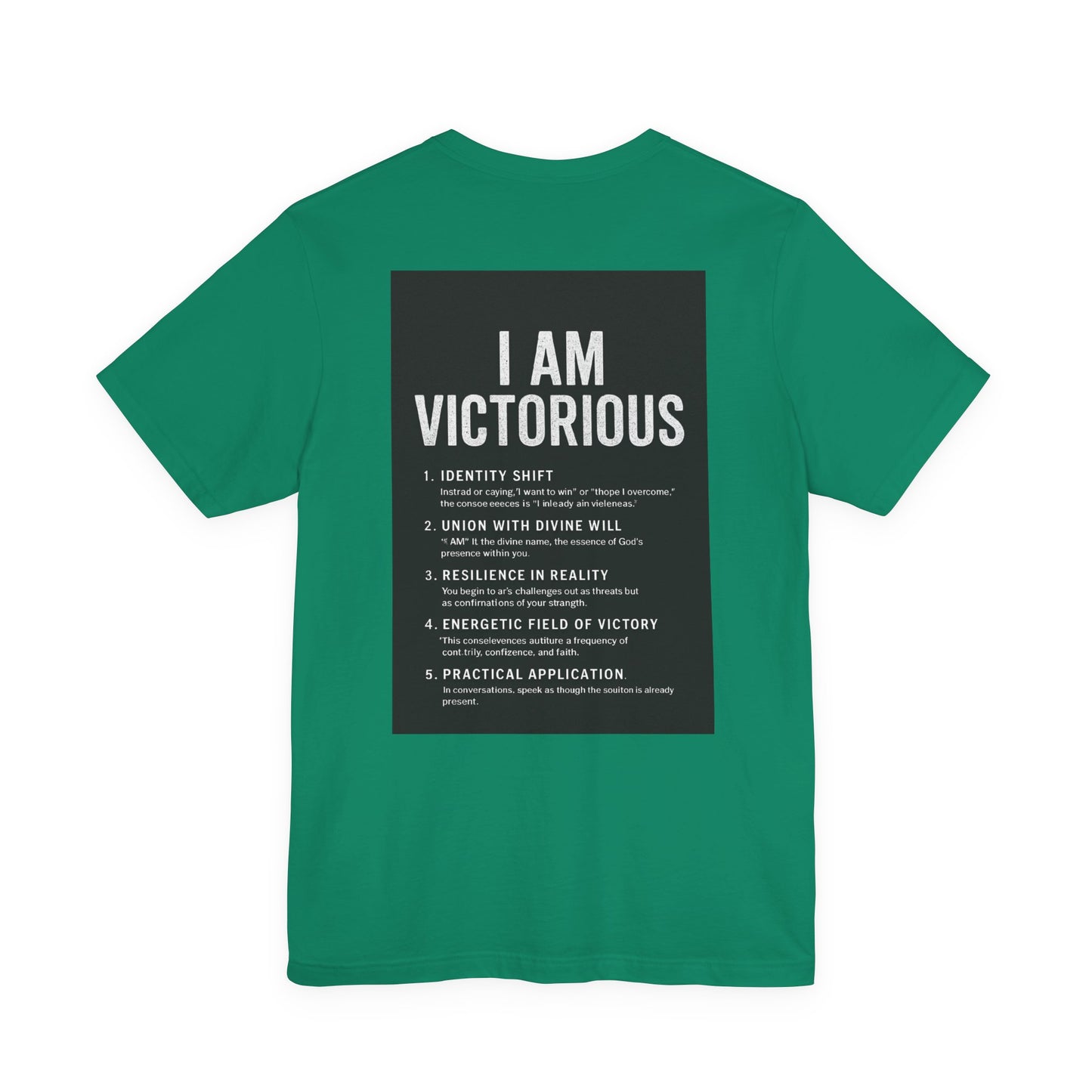 Victorious Tee — "I Am Victorious" Inspirational Graphic T-Shirt