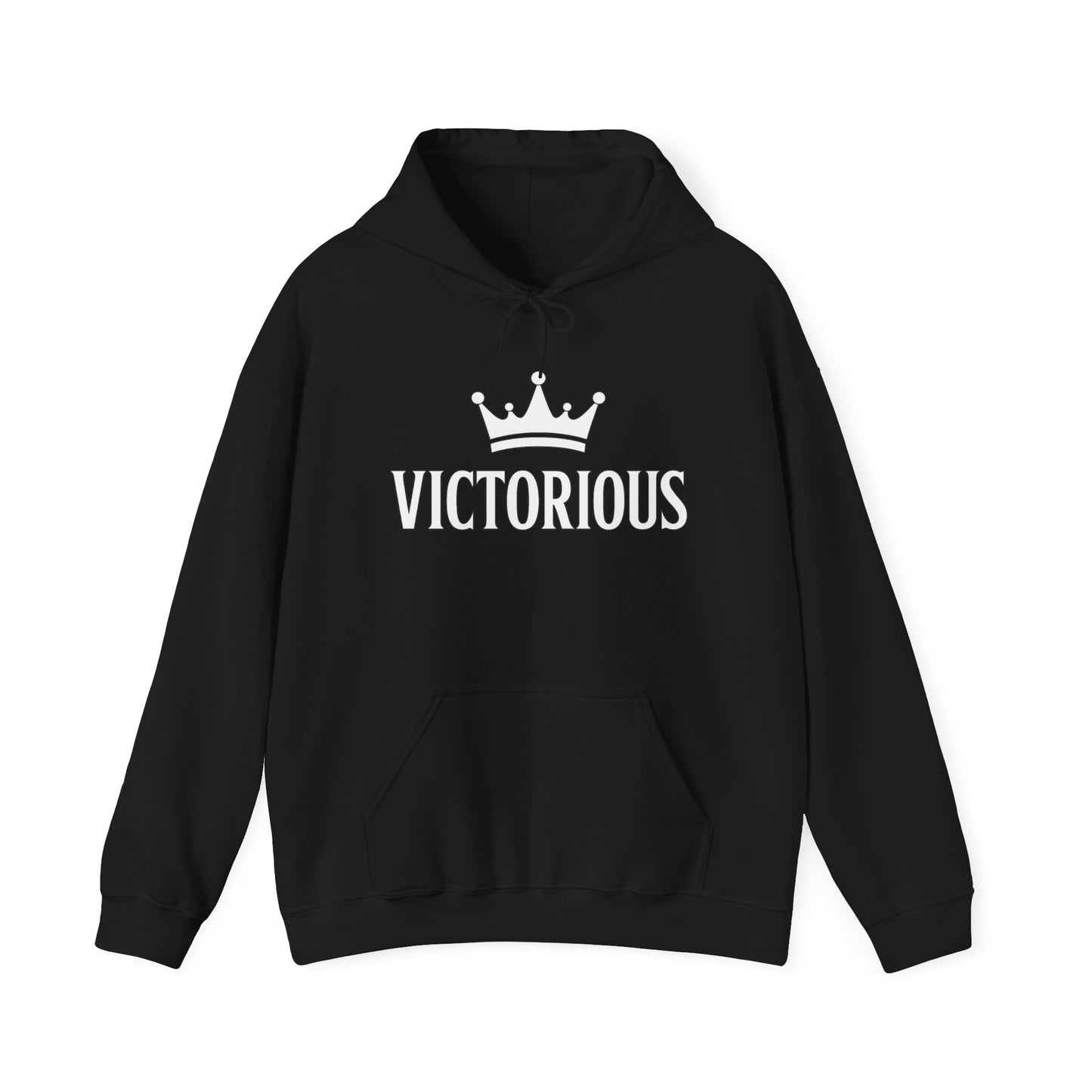 Victorious Hoodie — 'I AM VICTORIOUS' Inspirational Crown Pullover