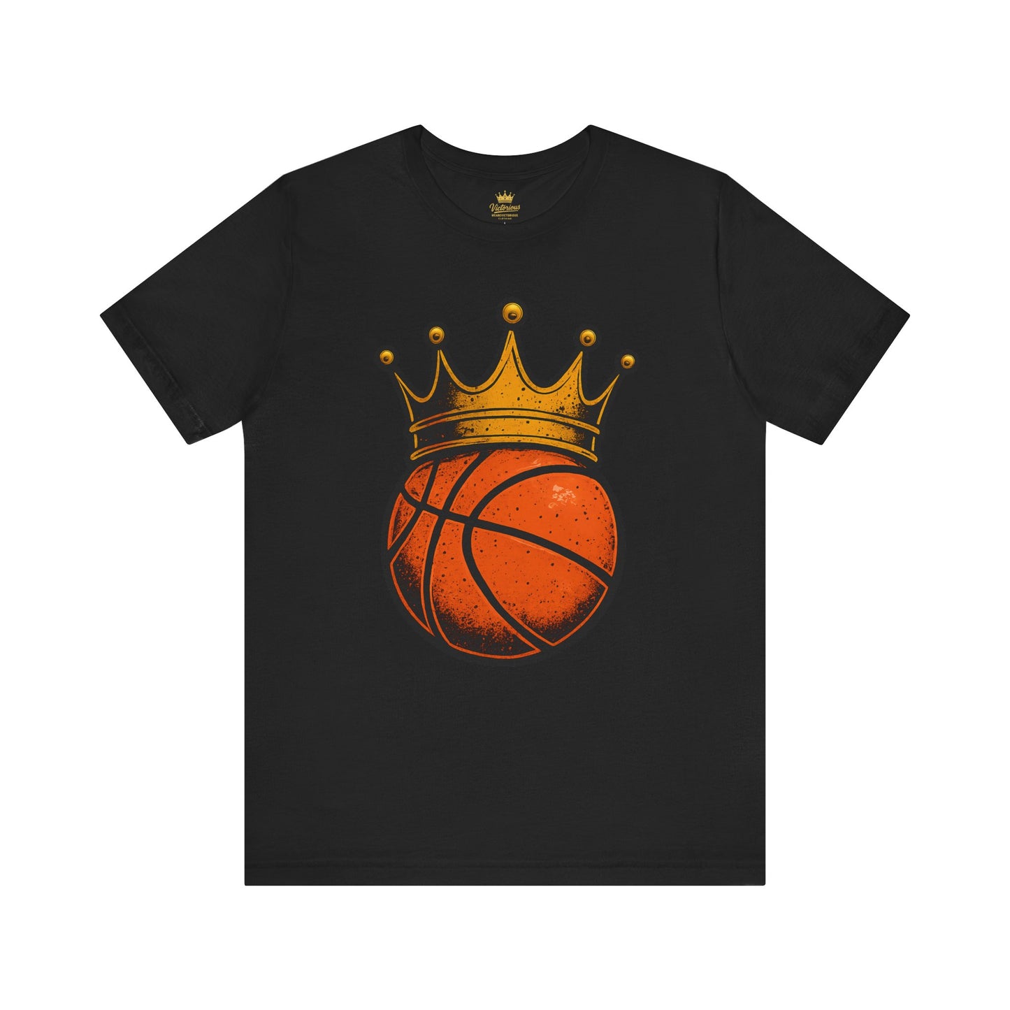 Basketball King Tee — Crowned Basketball Graphic T-Shirt