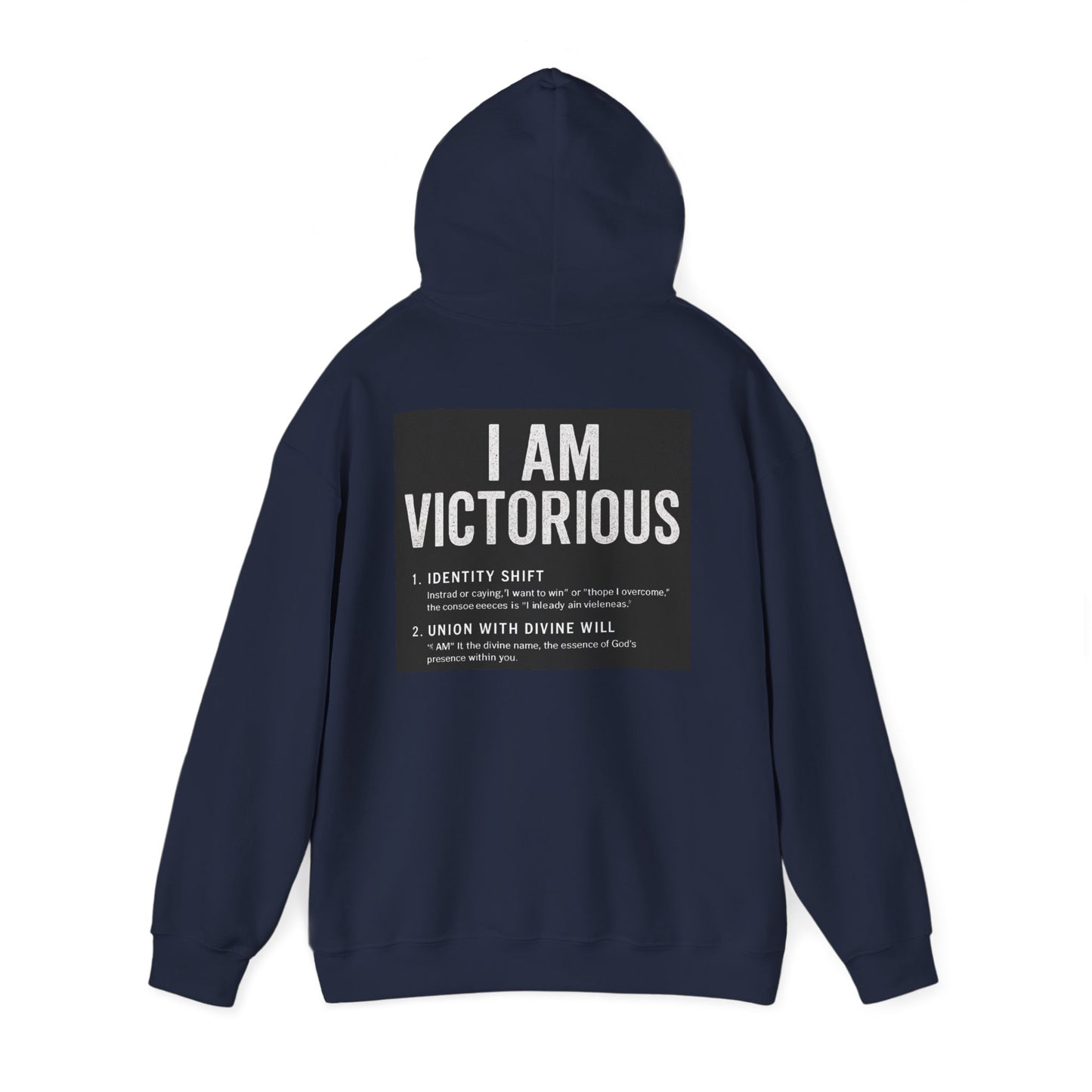 Victorious Hoodie — 'I AM VICTORIOUS' Inspirational Crown Pullover