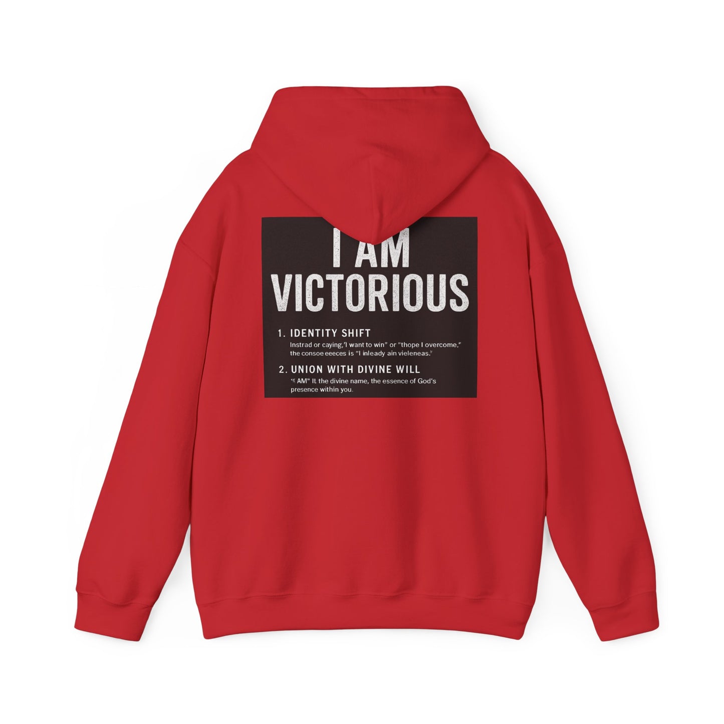 Victorious Hoodie — 'I AM VICTORIOUS' Inspirational Crown Pullover