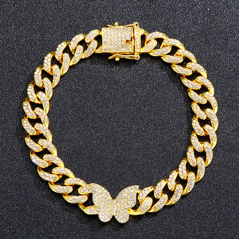 Hip-Hop Style Cuban Link Bracelet for Couples