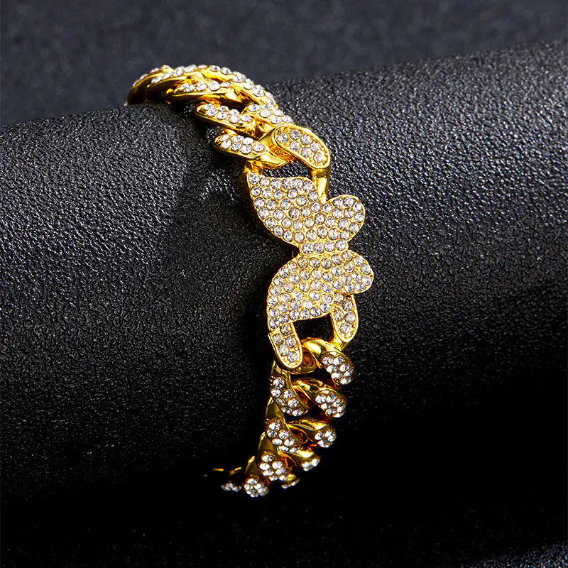 Hip-Hop Style Cuban Link Bracelet for Couples