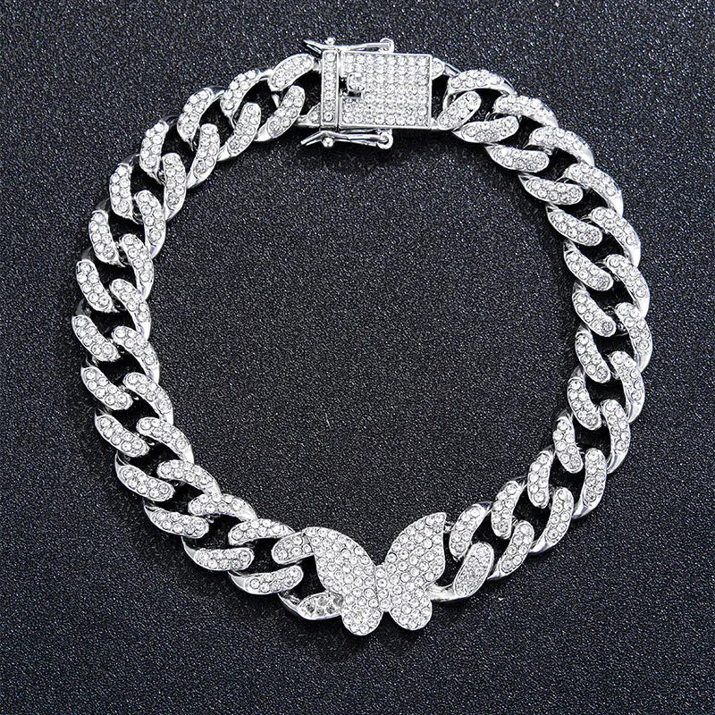 Hip-Hop Style Cuban Link Bracelet for Couples