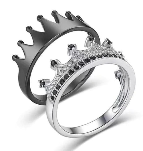 Two-Color Diamond Ring for Women