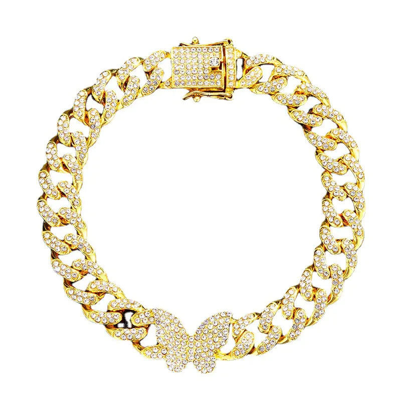 Hip-Hop Style Cuban Link Bracelet for Couples